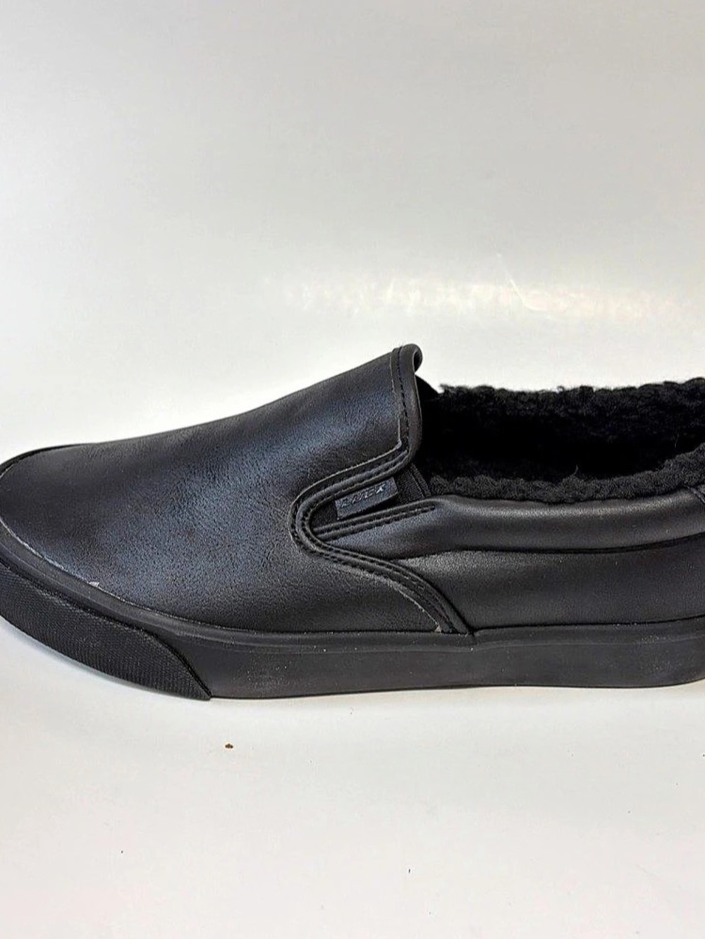 Lugs Men’s Sz 7M Black Clipper Fleece Lined Casual Loafer Shoes